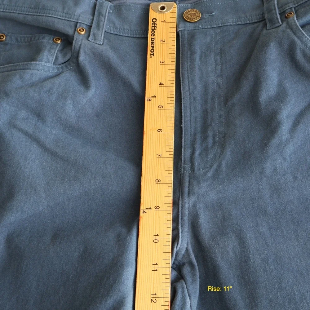 Onward Reserve Pants Mens 36x30 Classic 5-Pocket Jeans Casual Stretch Flex Blue